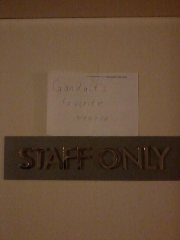 Staff only
